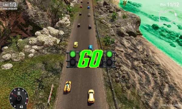 Neon Curves Racing Screenshot 1